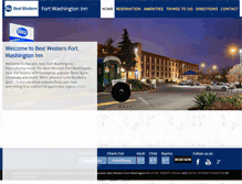 Tablet Screenshot of bestwesternfortwashington.com